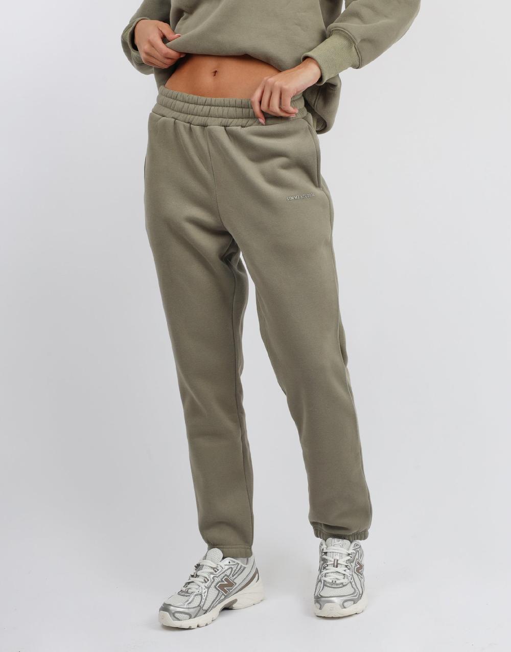 Simmi Simmi Studios Essentials Cuffed Jogger In Olive