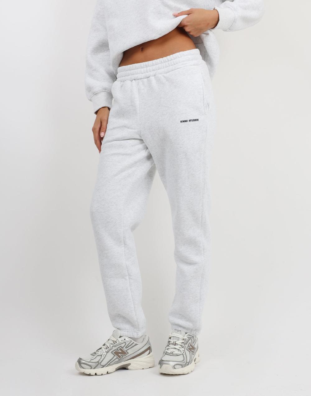 Simmi Simmi Studios Essentials Cuffed Jogger In Pebble Grey