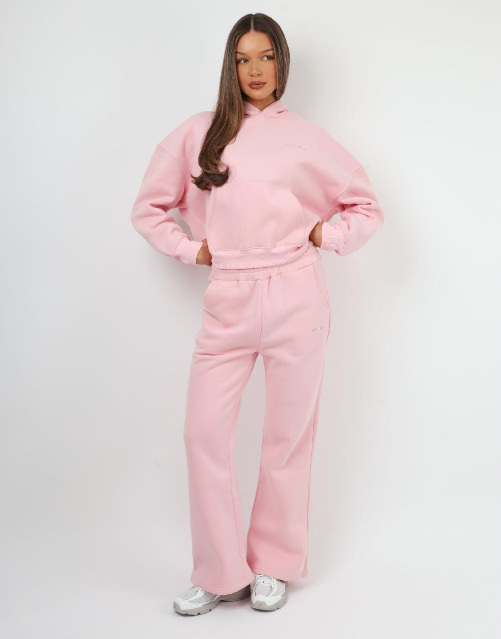 Simmi Simmi Studios Essentials Flared Joggers In Baby Pink