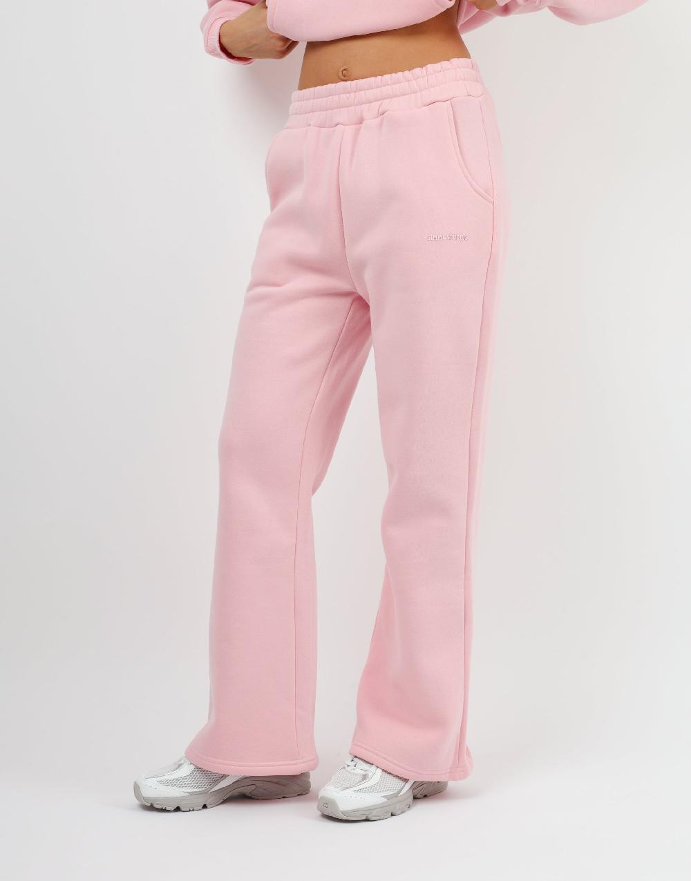 Simmi Simmi Studios Essentials Flared Joggers In Baby Pink