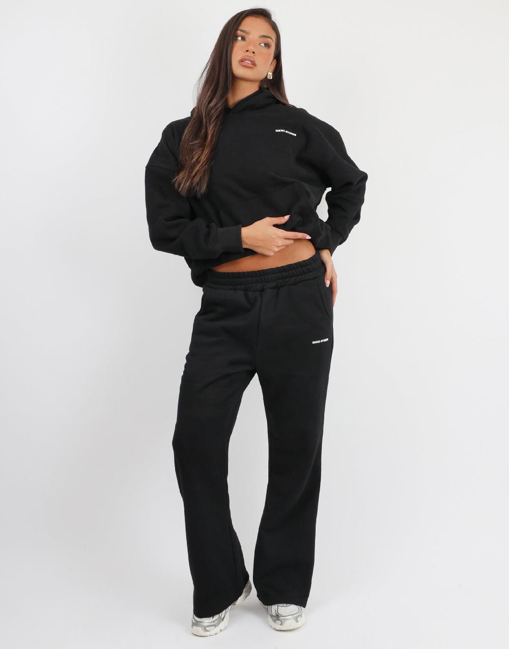 simmi Simmi Studios Essentials Flared Joggers in Black