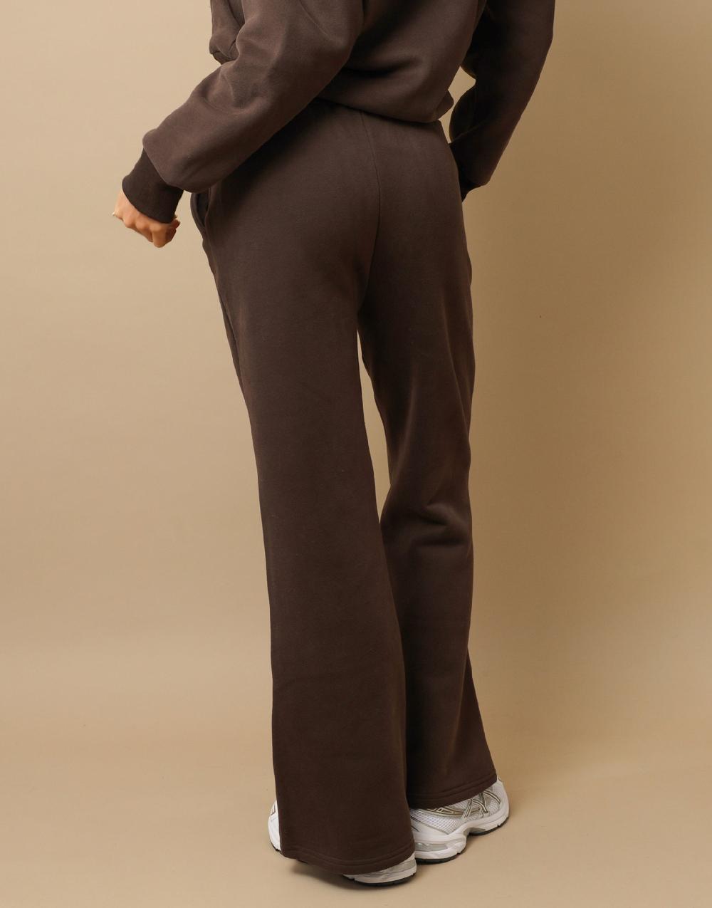 Simmi Simmi Studios Essentials Flared Joggers In Brown