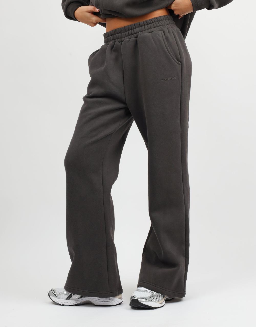 Simmi Simmi Studios Essentials Flared Joggers In Dark Grey