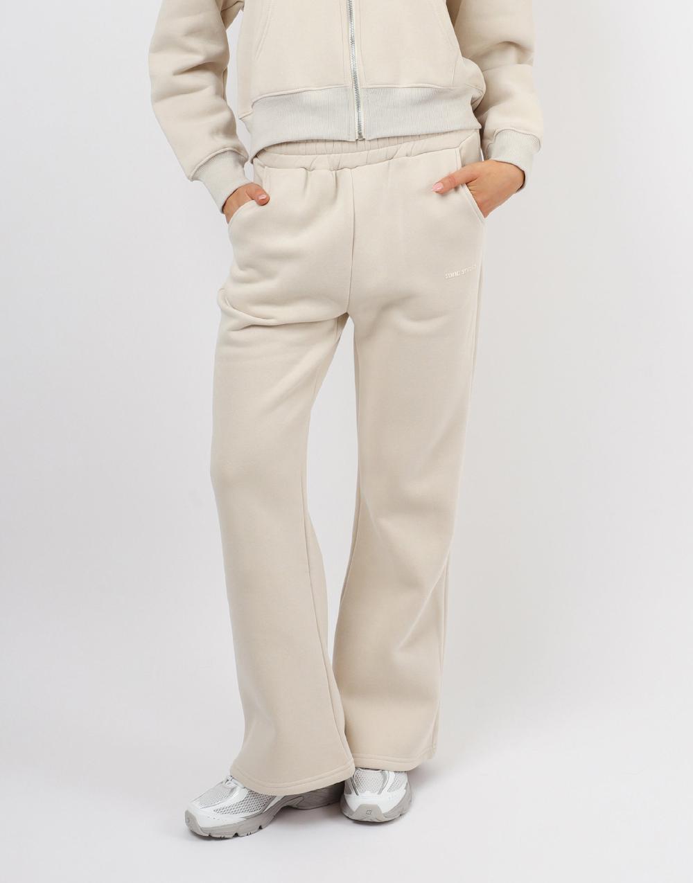 Simmi Simmi Studios Essentials Flared Joggers In Light Beige