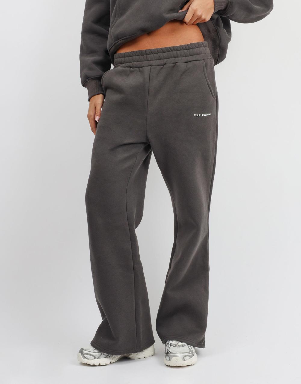 Simmi Simmi Studios Essentials Flared Joggers In Slate