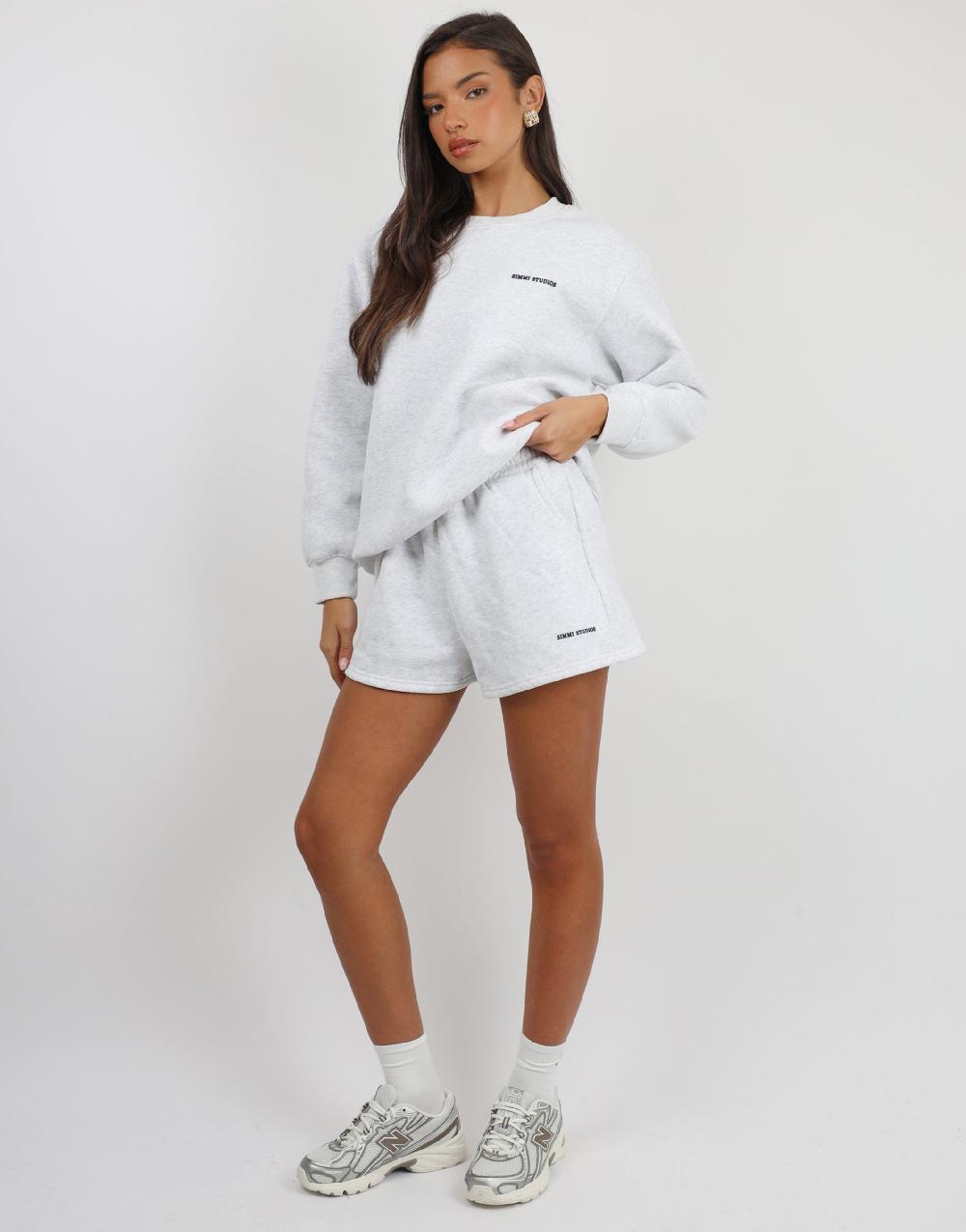 simmi Simmi Studios Essentials Shorts in Pebble Grey