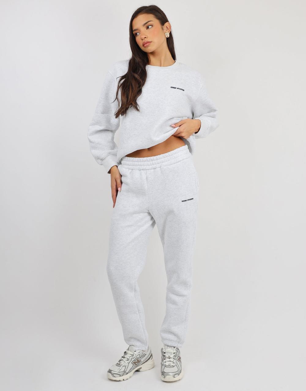 Simmi Simmi Studios Essentials Sweatshirt In Pebble Grey