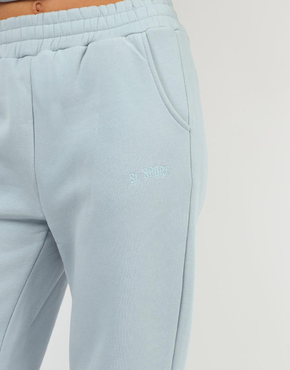 Simmi Simmi Studios SL Sport Flared Joggers In Baby Blue