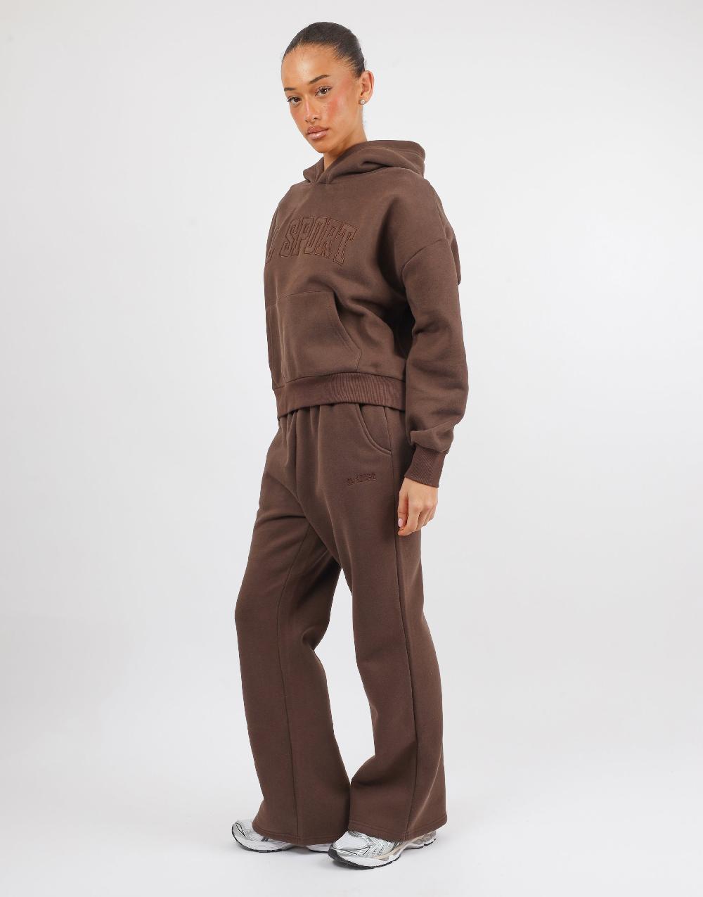 Simmi Simmi Studios SL Sport Flared Joggers In Brown