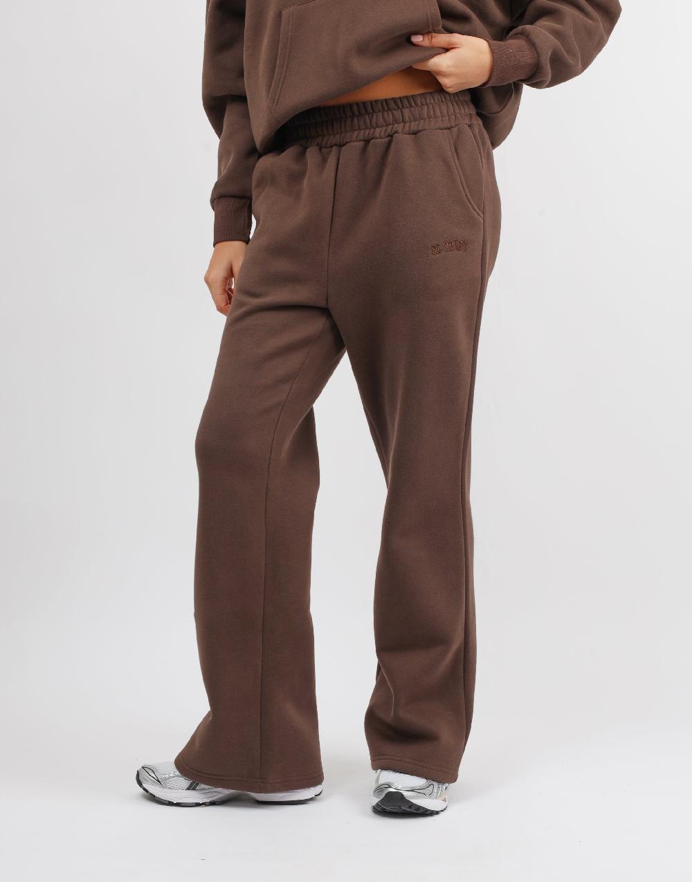 Simmi Simmi Studios SL Sport Flared Joggers In Brown