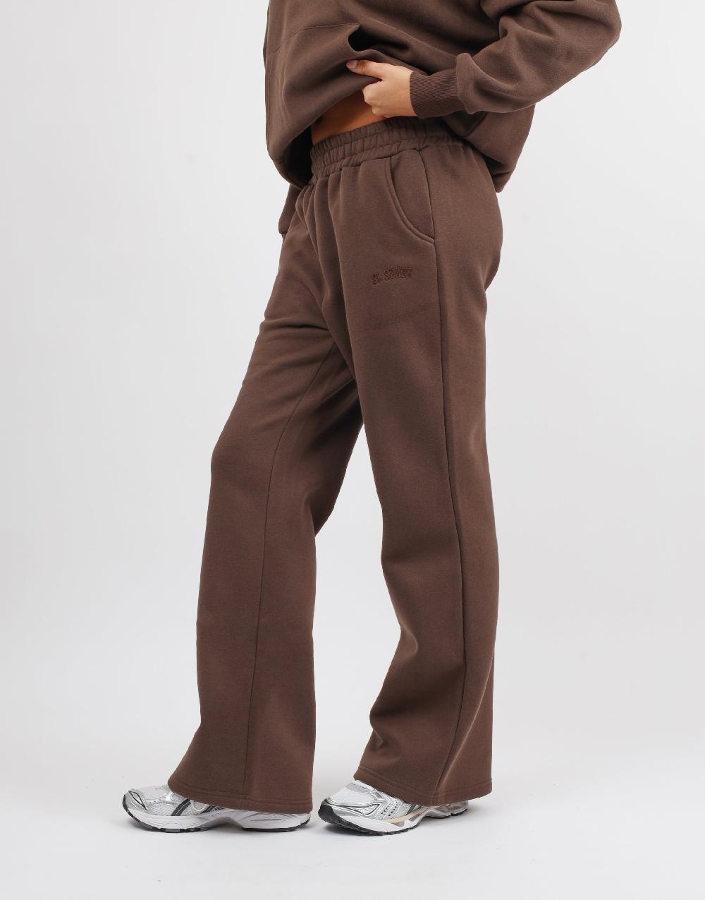 Simmi Simmi Studios SL Sport Flared Joggers In Brown