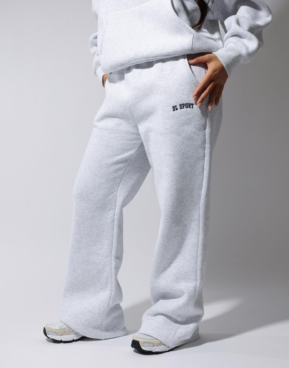 Simmi Simmi Studios SL Sport Flared Joggers In Pebble Grey
