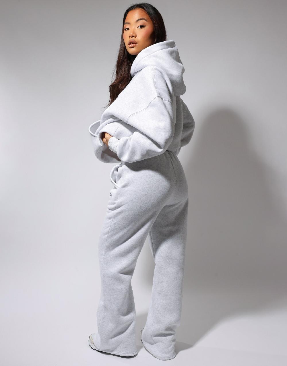 Simmi Simmi Studios SL Sport Flared Joggers In Pebble Grey