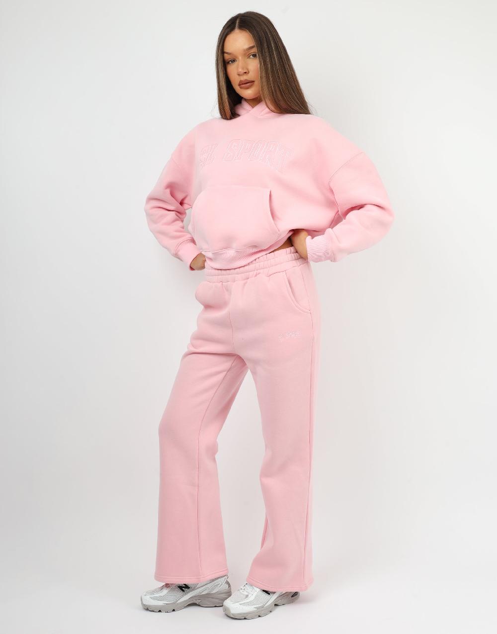 Simmi Simmi Studios SL Sport Flared Joggers In Pink