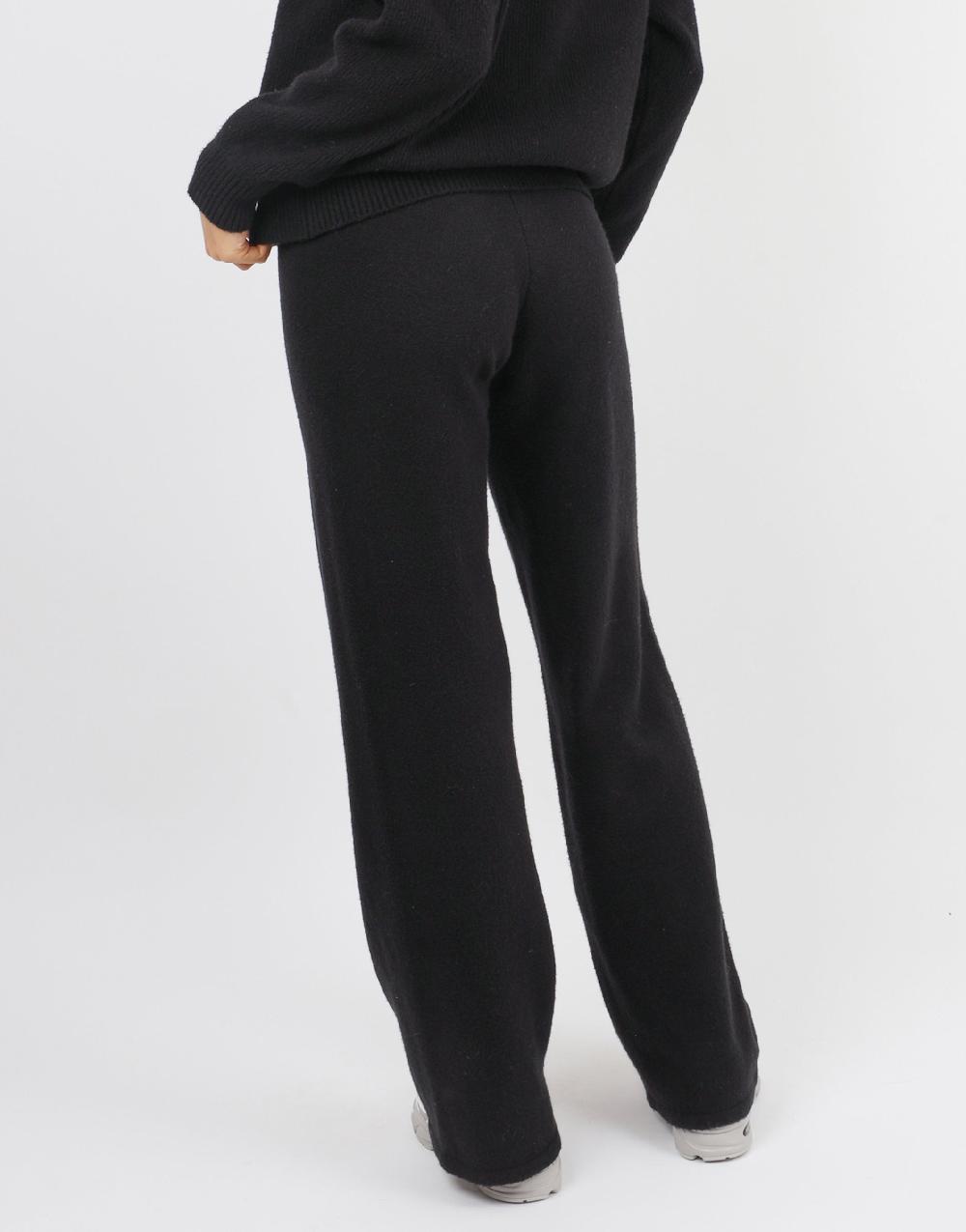 Simmi Simmi Studios Soft Touch Wide Leg Trousers In Black