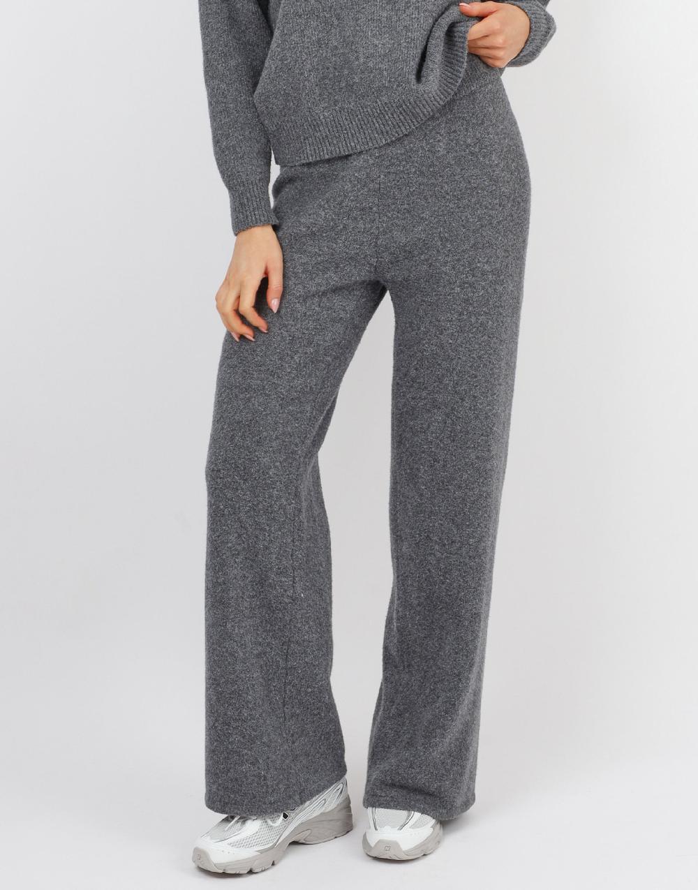 Simmi Simmi Studios Soft Touch Wide Leg Trousers In Dark Grey