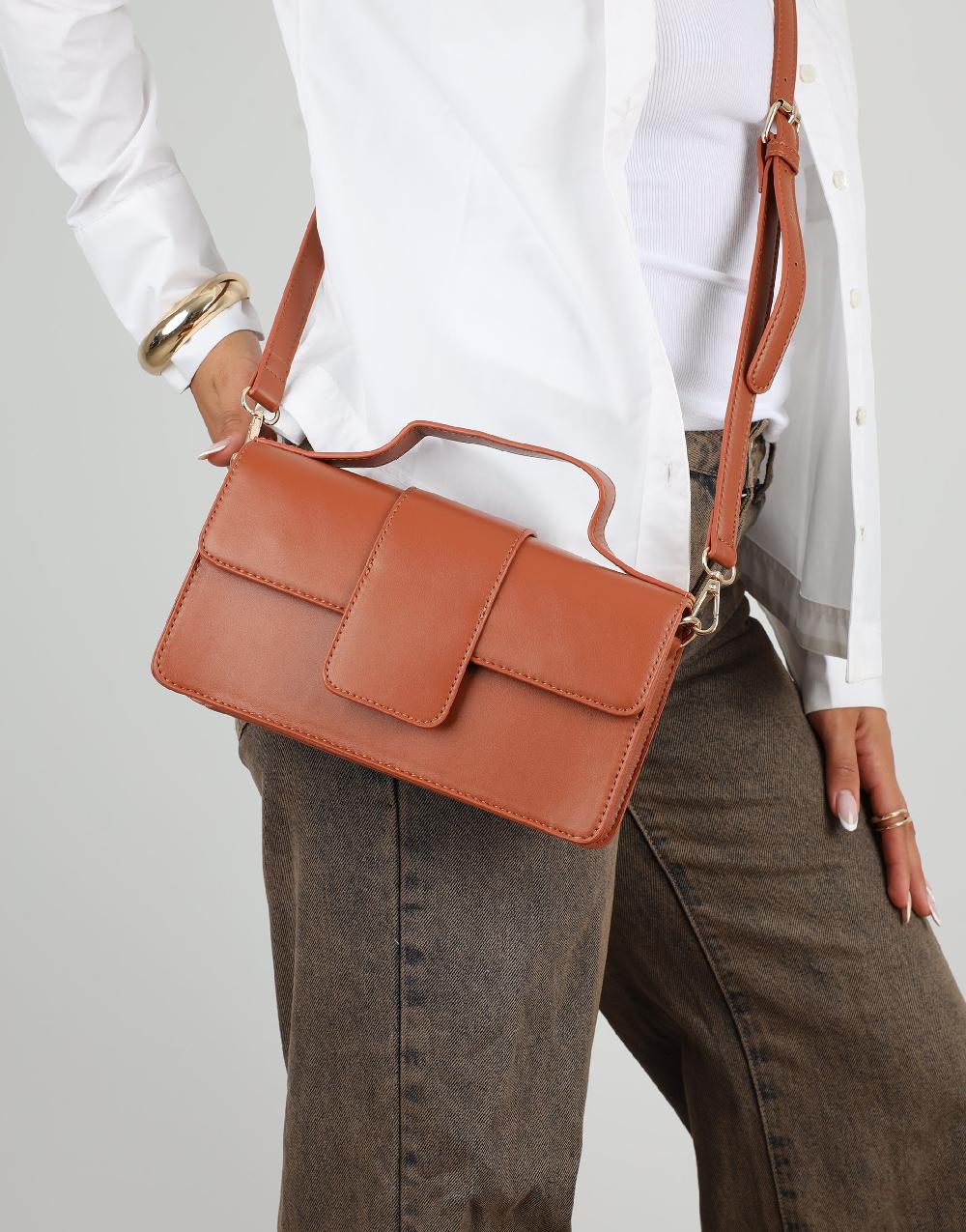 simmi Tan Cross Body Bag