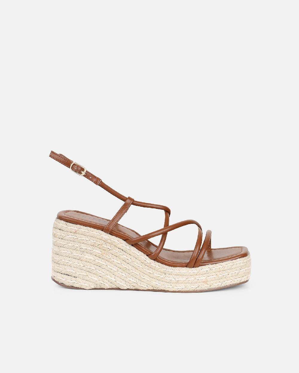 Simmi Tan Wedge Heels