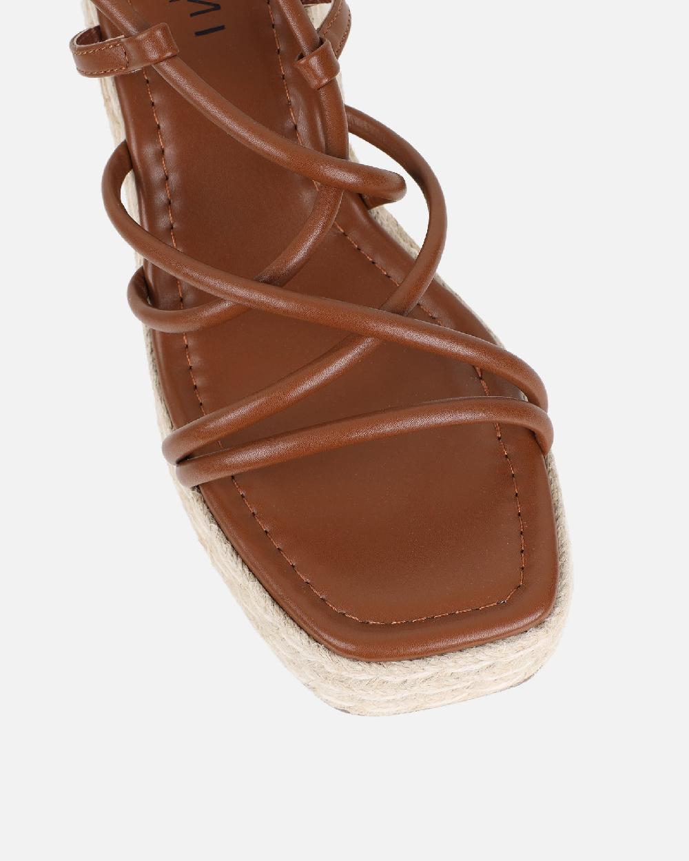 Simmi Tan Wedge Heels