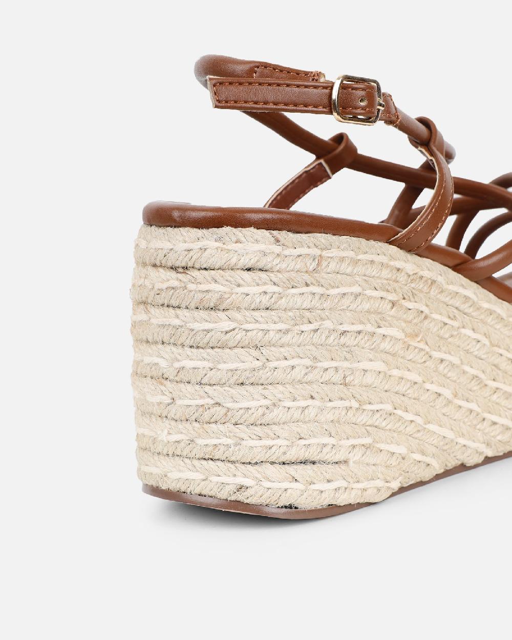 Simmi Tan Wedge Heels
