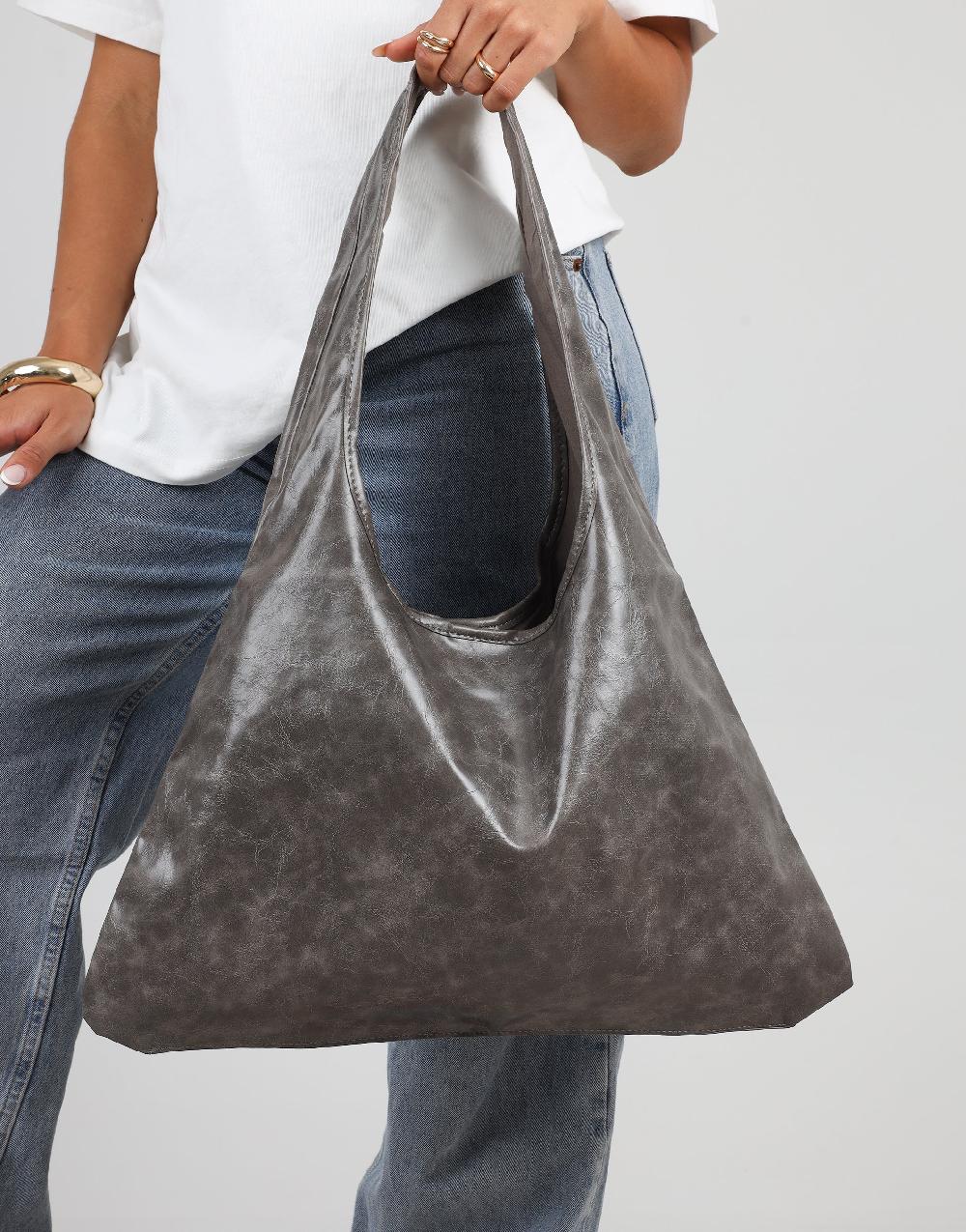 Simmi Vintage Grey Shoulder Bag