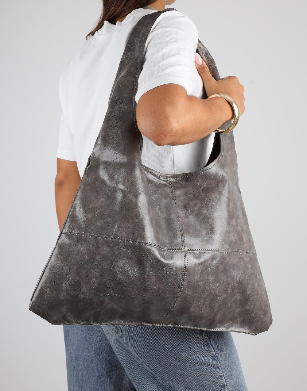 simmi Vintage Grey Shoulder Bag