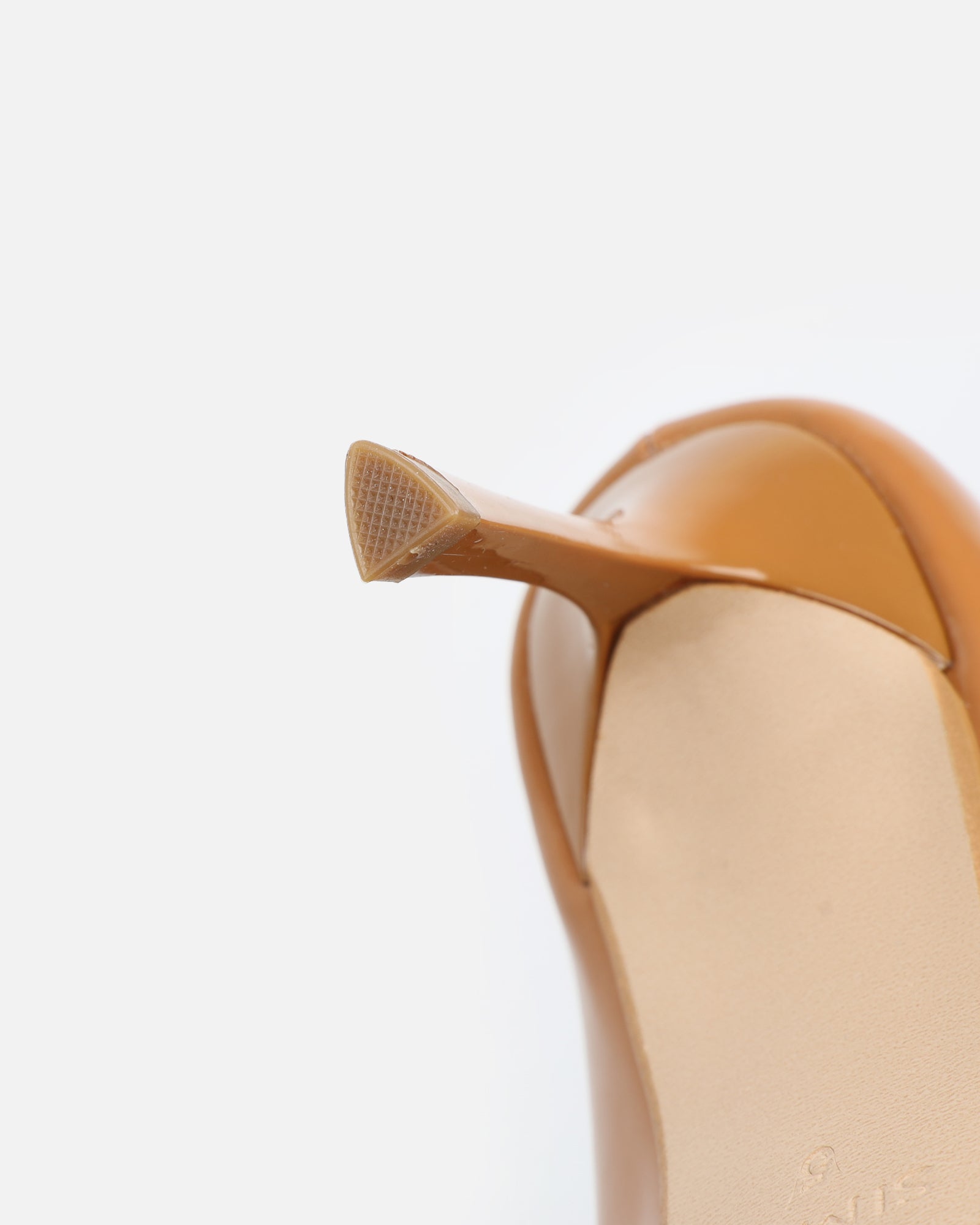 Simmi Vintage Tan Low Heeled Court Shoes