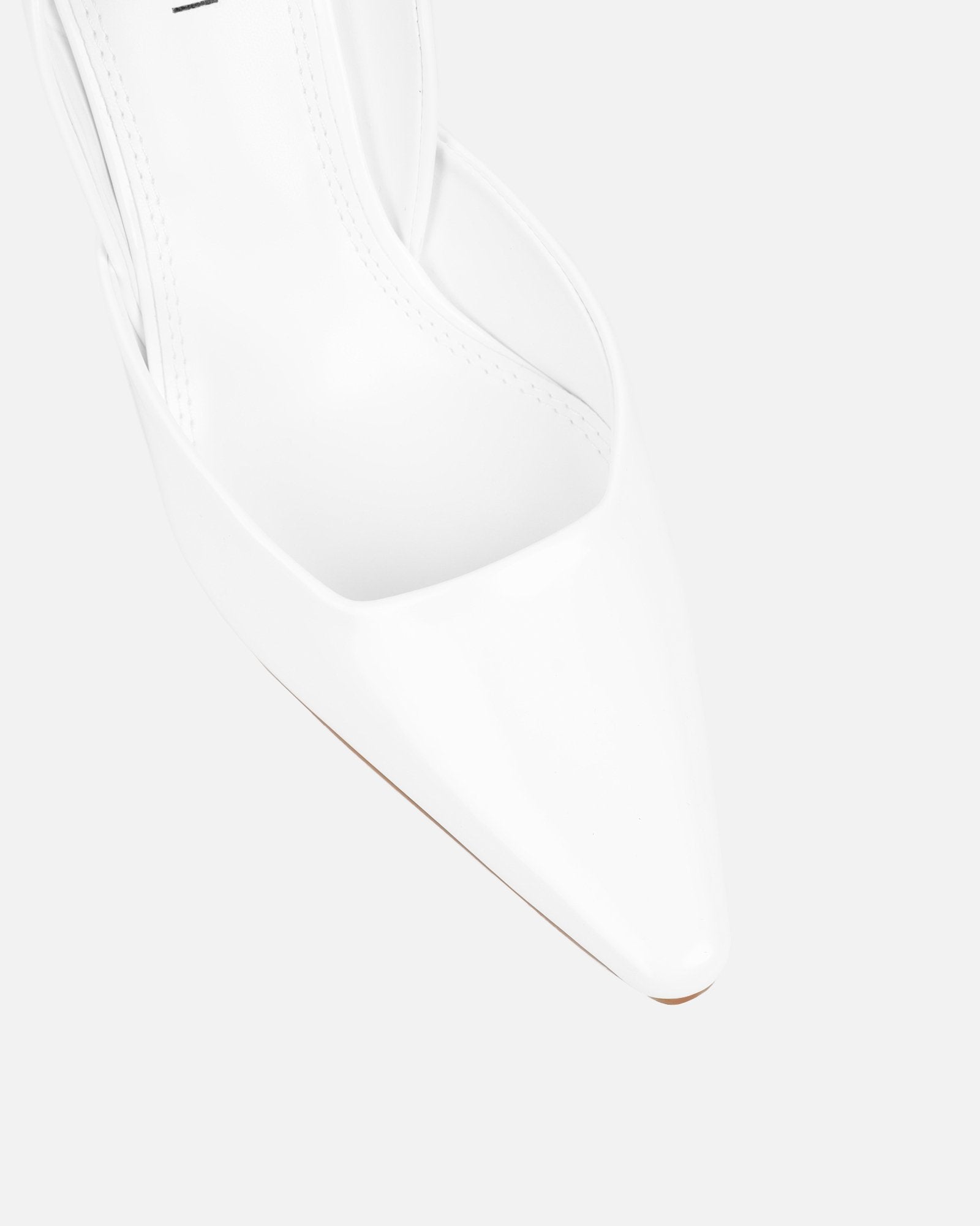 Simmi White Box Sling Back Court Shoes