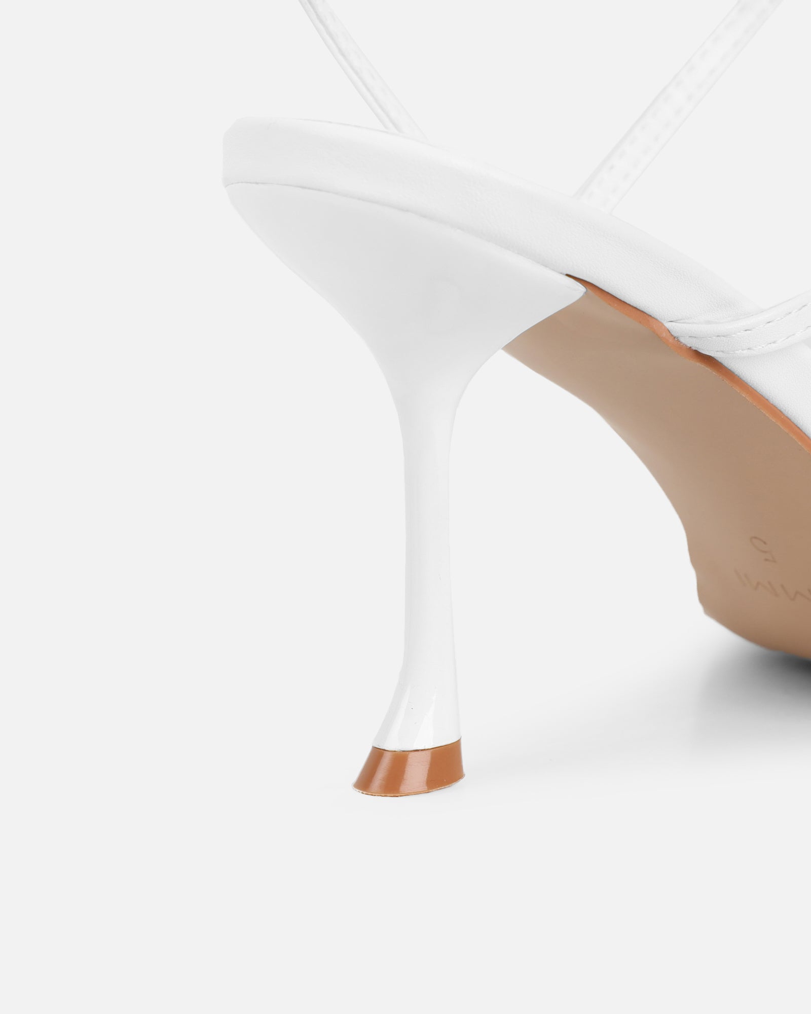 Simmi White Heeled Sandals