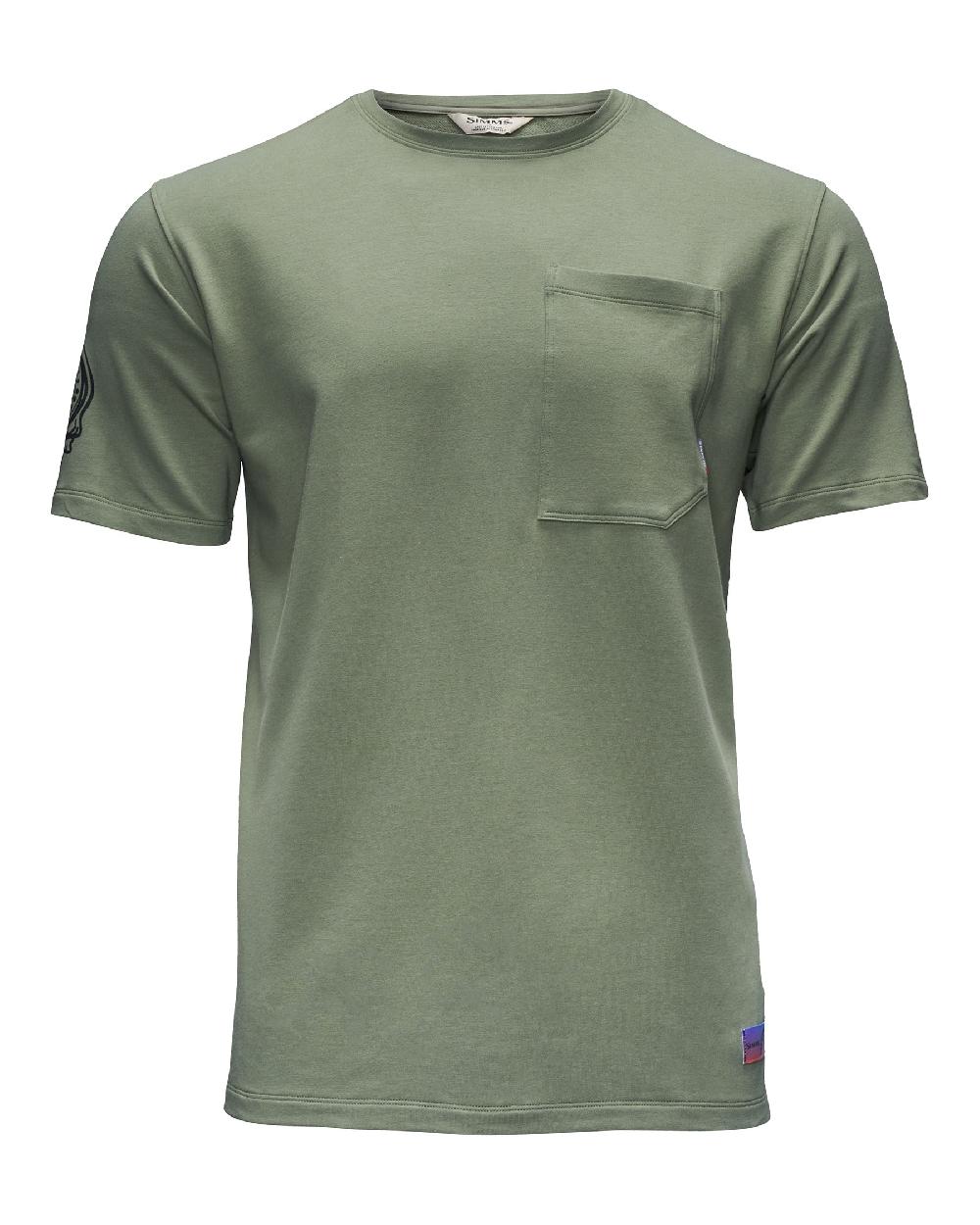 Simon Carter Grateful Dead Harbor Pocket T-Shirt - Willow