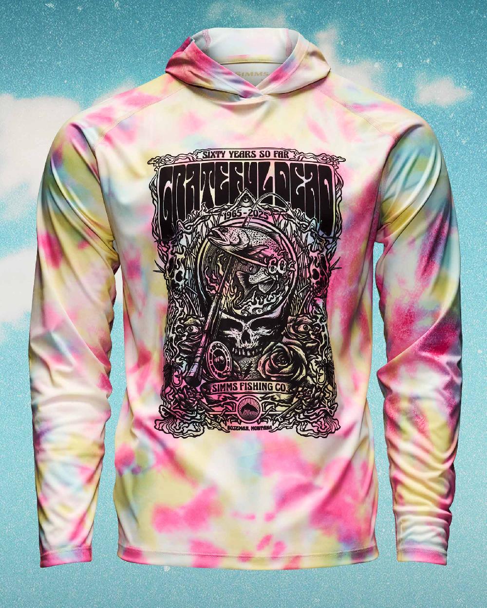 simon carter Grateful Dead SolarTech Hoody Fountain Print