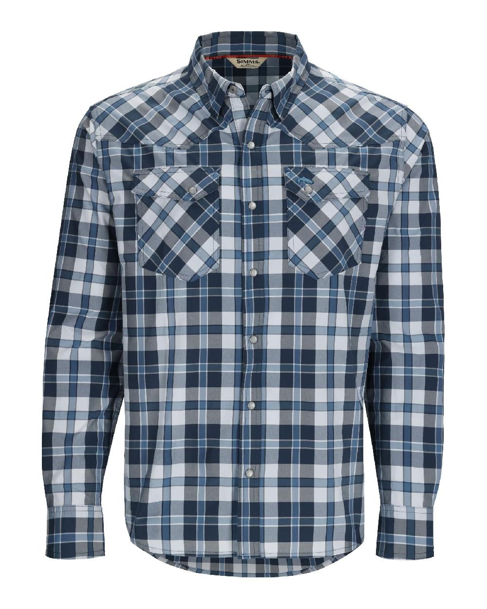 simon carter Men's Brackett LS Shirt- Past Season's Style
