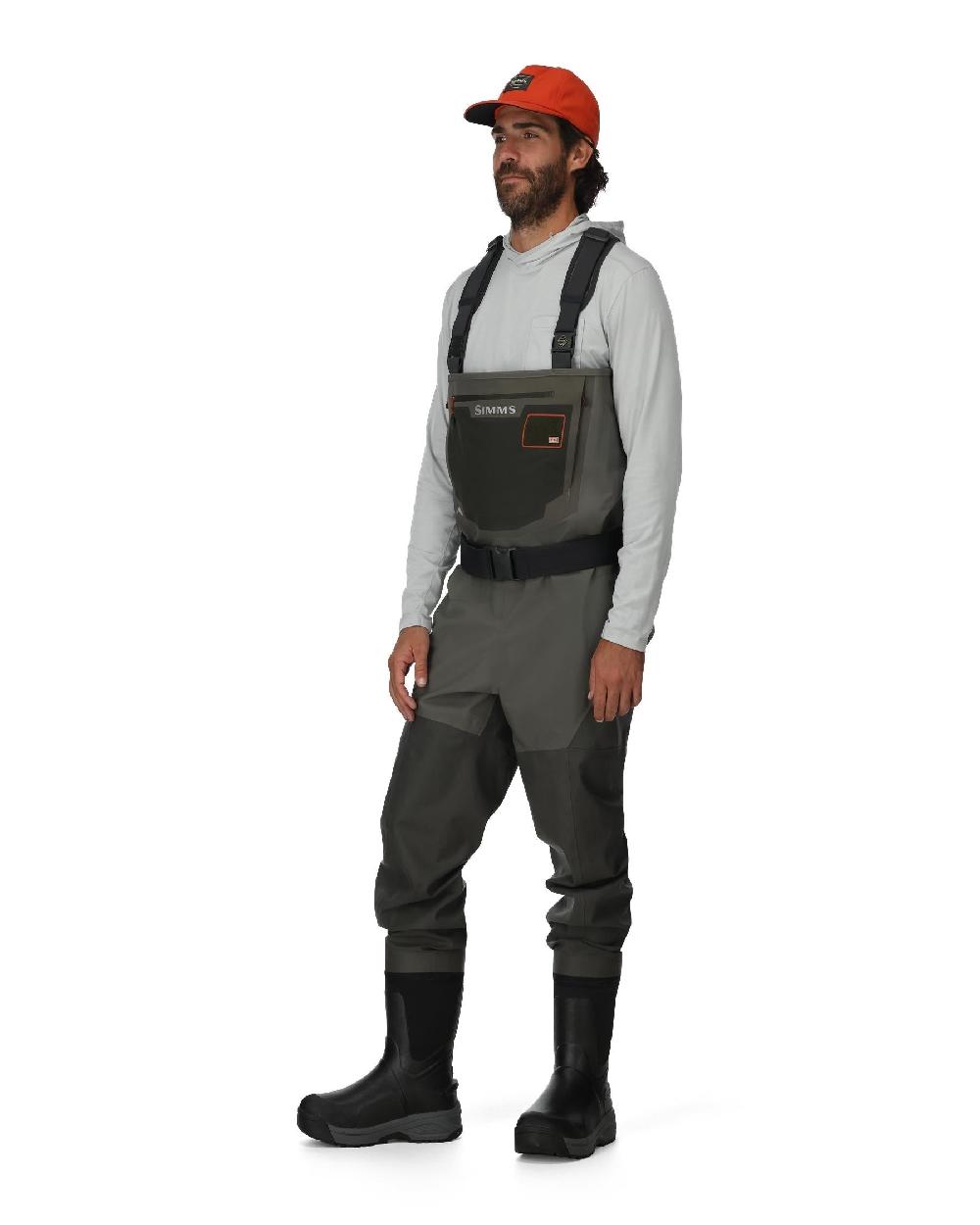 Simon Carter Men's G3 Guide Bootfoot Waders Rubber Sole