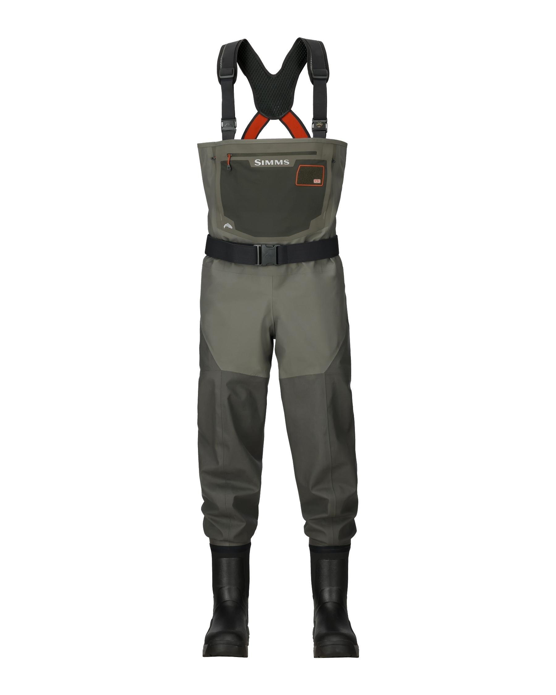 simon carter Men's G3 Guide Bootfoot Waders Rubber Sole