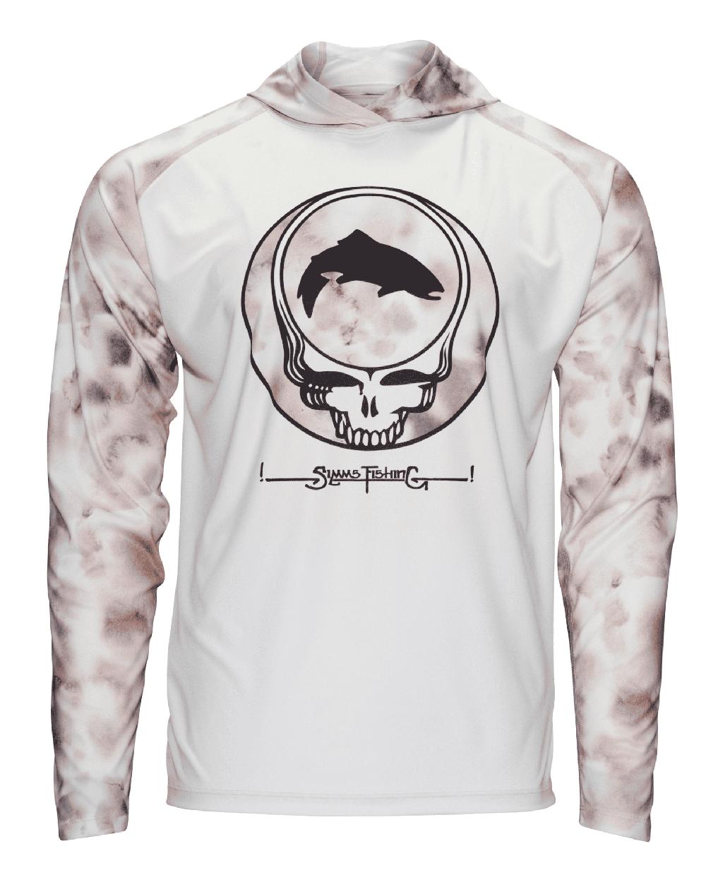 Simon Carter Men's Grateful Dead SolarTech Hoody - Cloud