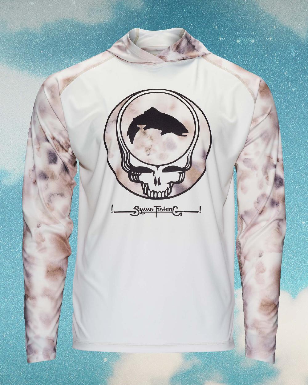 simon carter Men's Grateful Dead SolarTech Hoody - Cloud