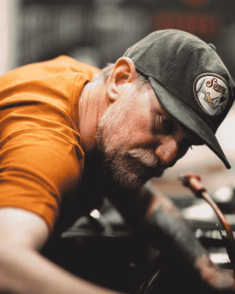 Simon Carter Double Haul Corduroy Cap