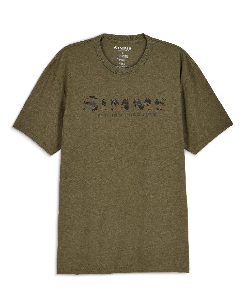 simon carter Men's Simms Shroud Fill Logo T-Shirt