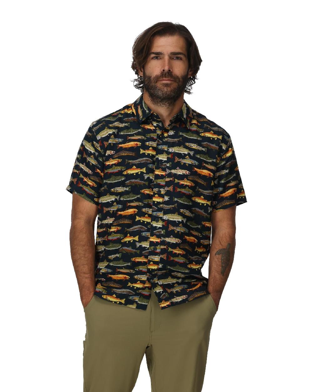 Simon Carter Men's Tailout SS Shirt - Natural