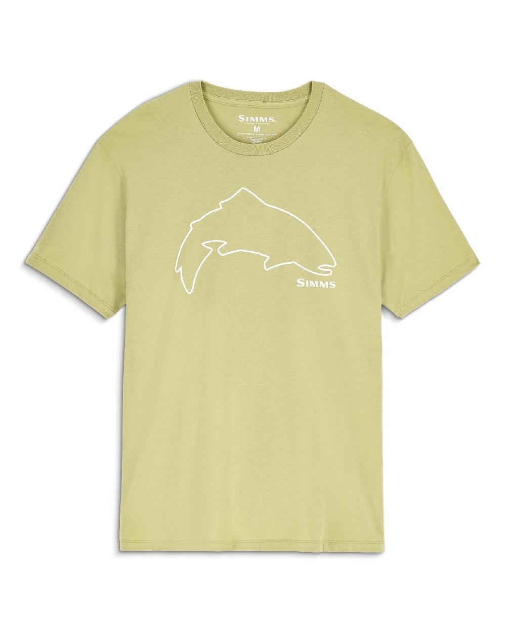 simon carter Men's Trout Outline T-Shirt