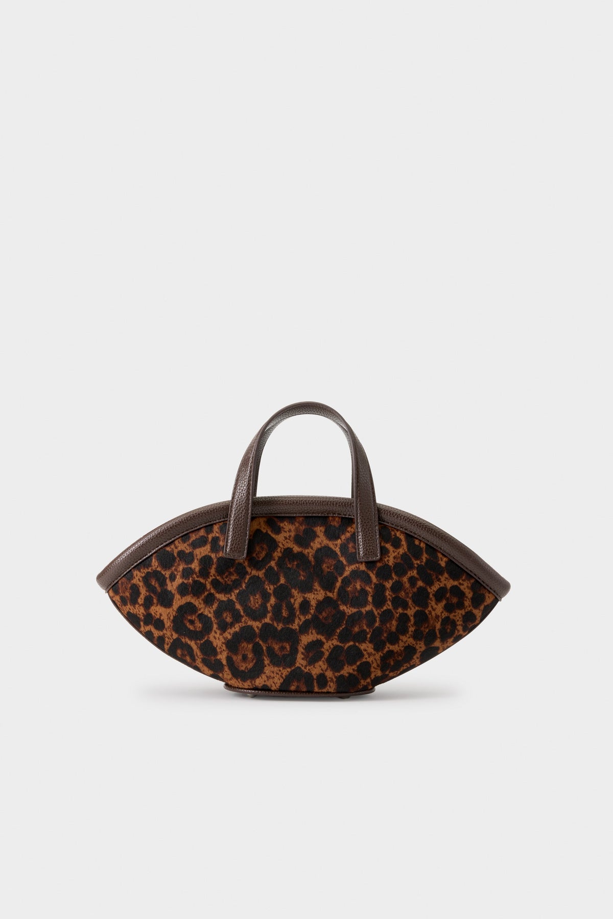 simon miller haircalf mini mercado tote CHOCO BROWN LEOPARD