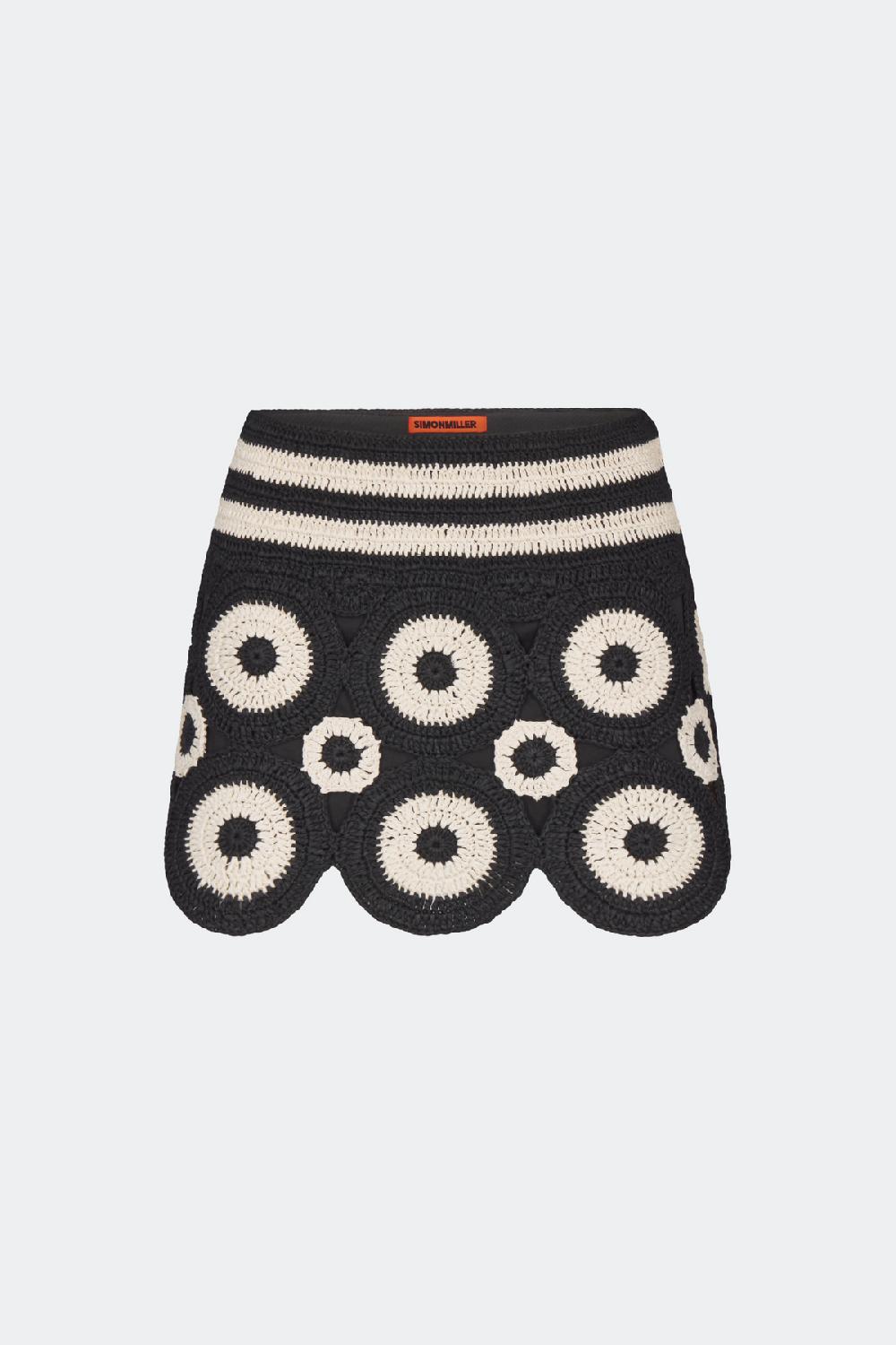 simon miller beep beep mini skirt Cream/Black