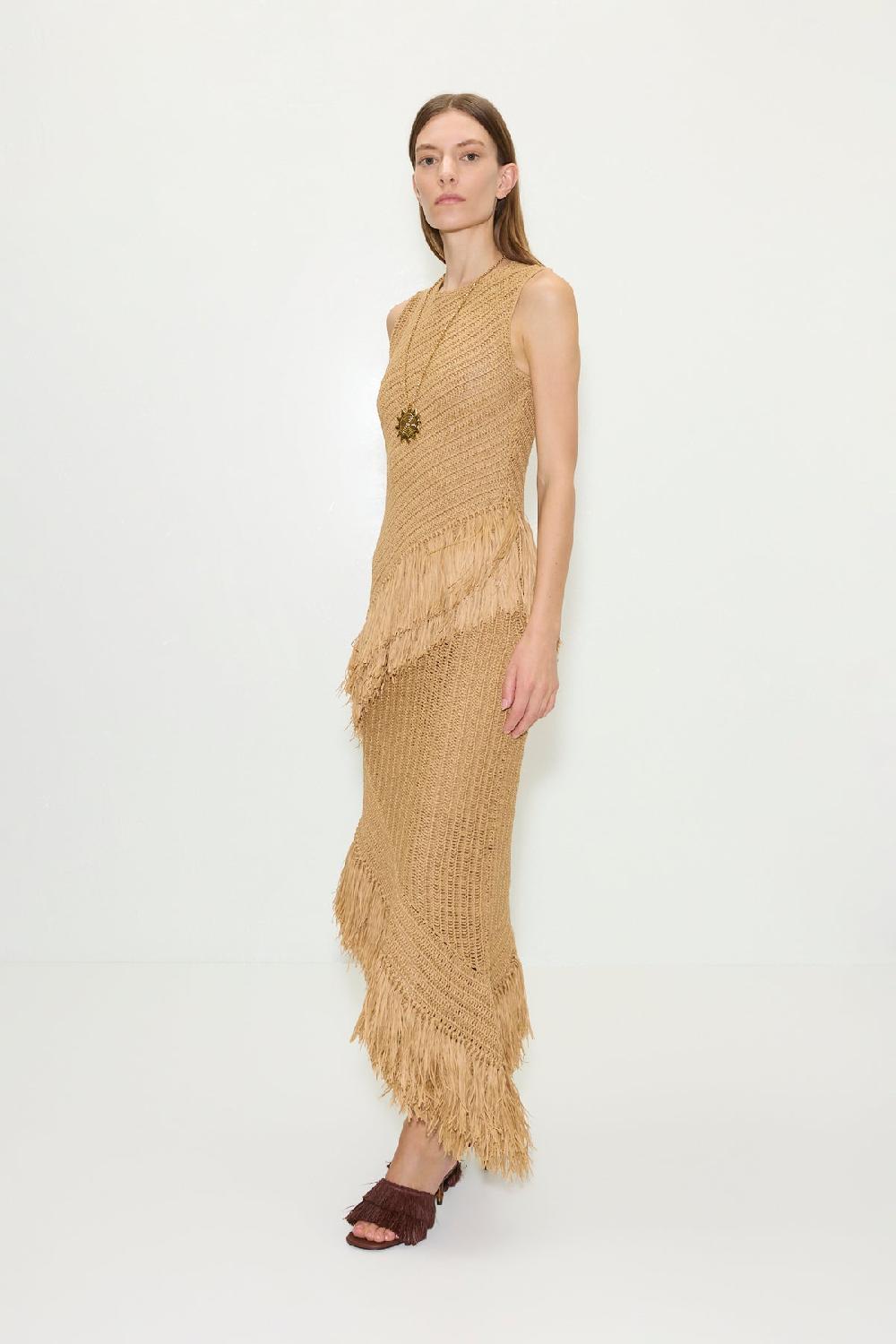 Simon Miller Beja Crochet Dress NATURAL
