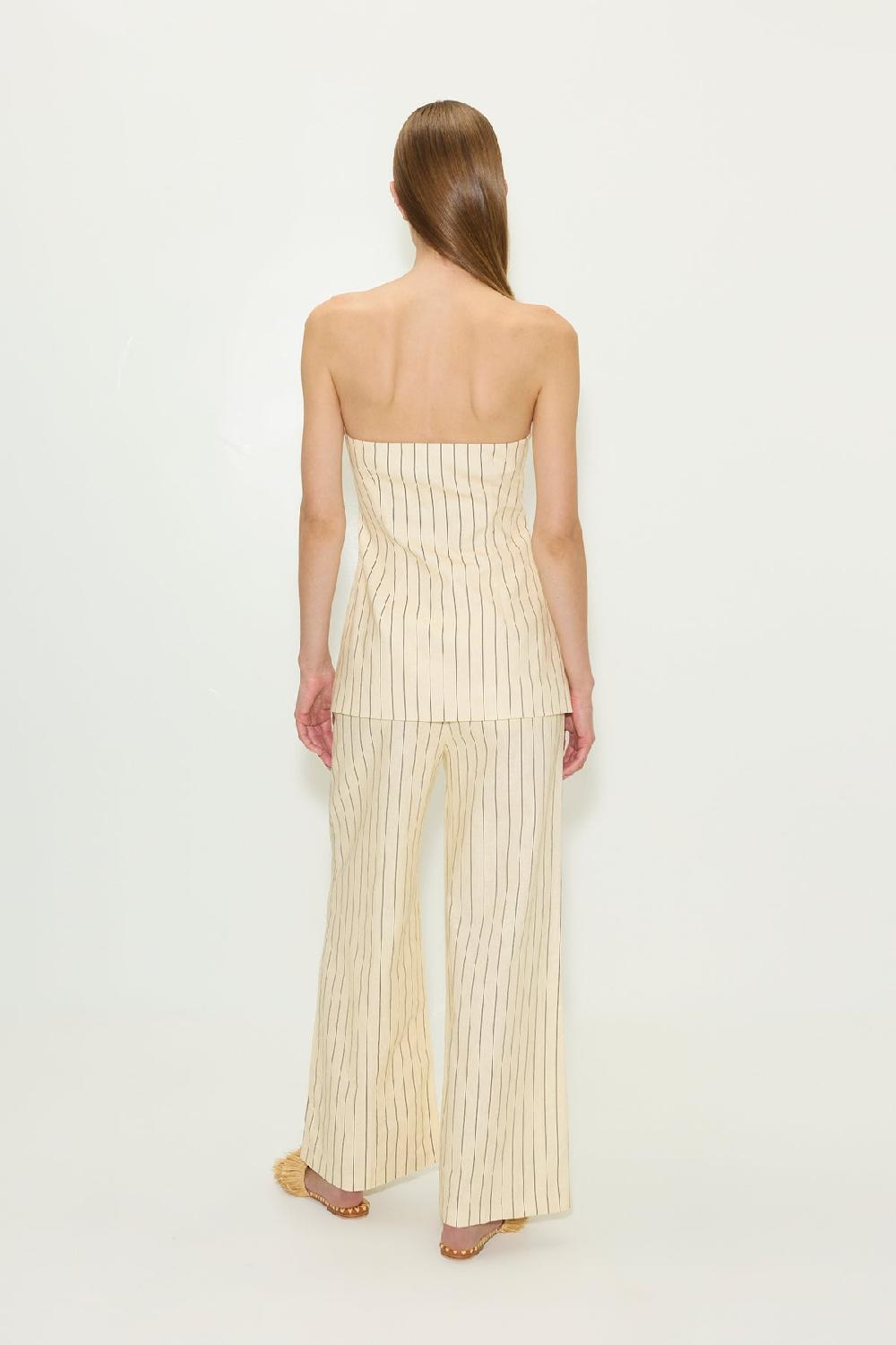 Simon Miller Bloo Linen Pant CREAM PINSTRIPE