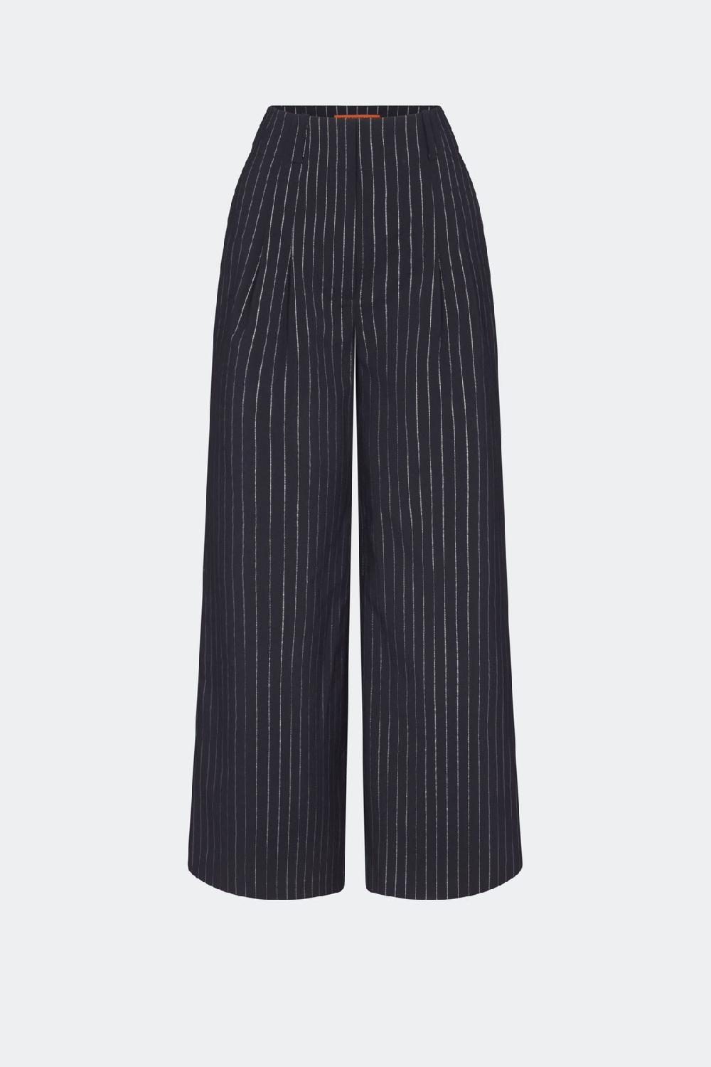 simon miller bloo pinstripe pant NAVY