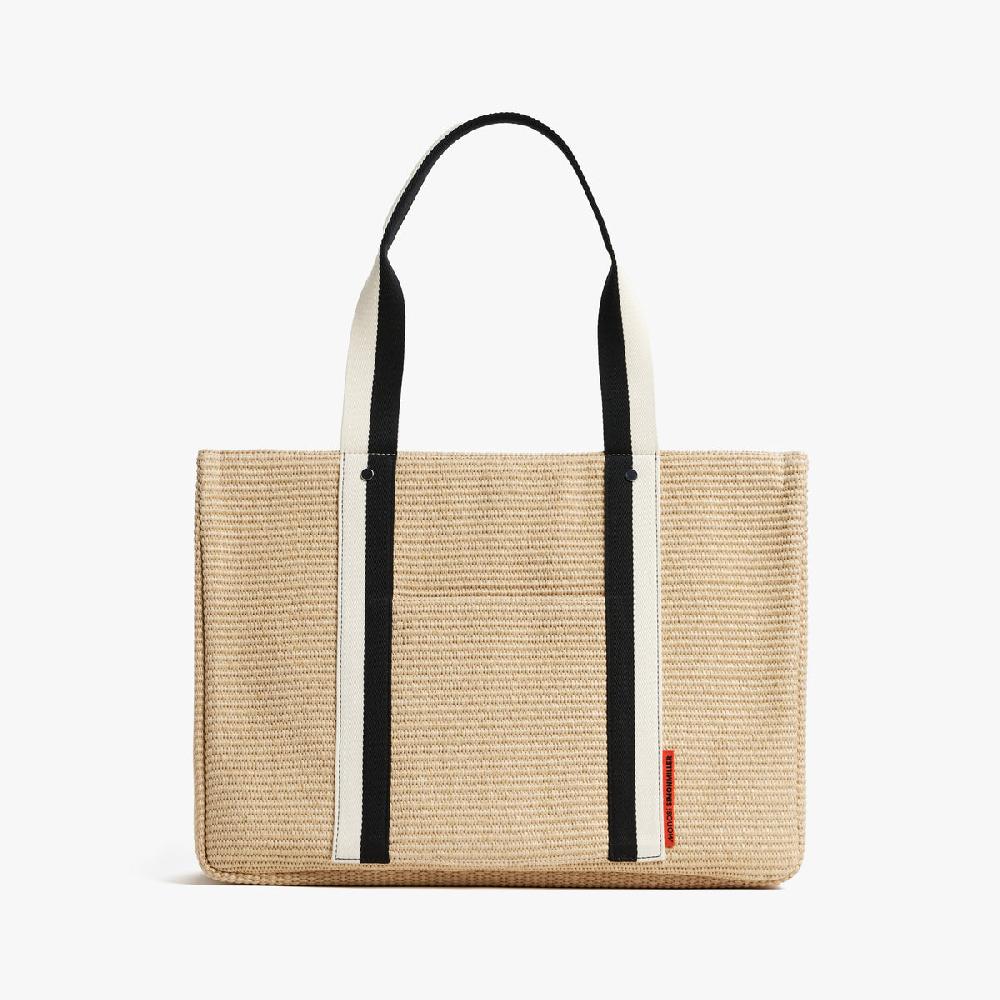 simon miller canopy tote Natural Raffia