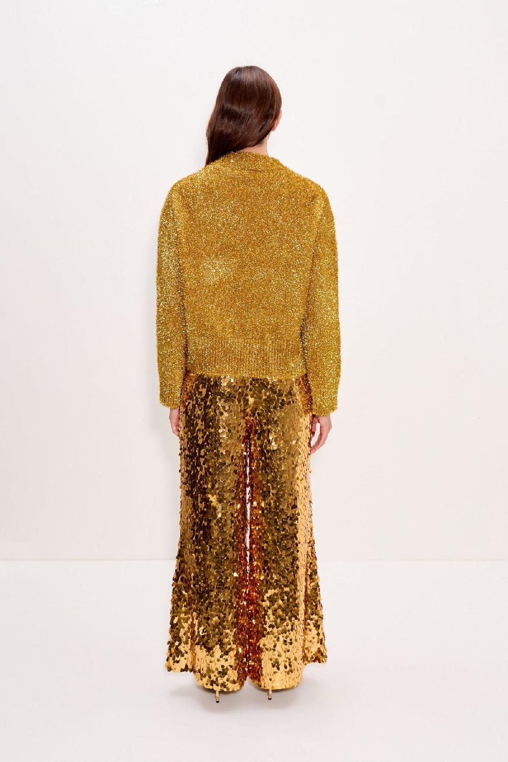 Simon Miller Cher Tinsel Sweater Star Gold