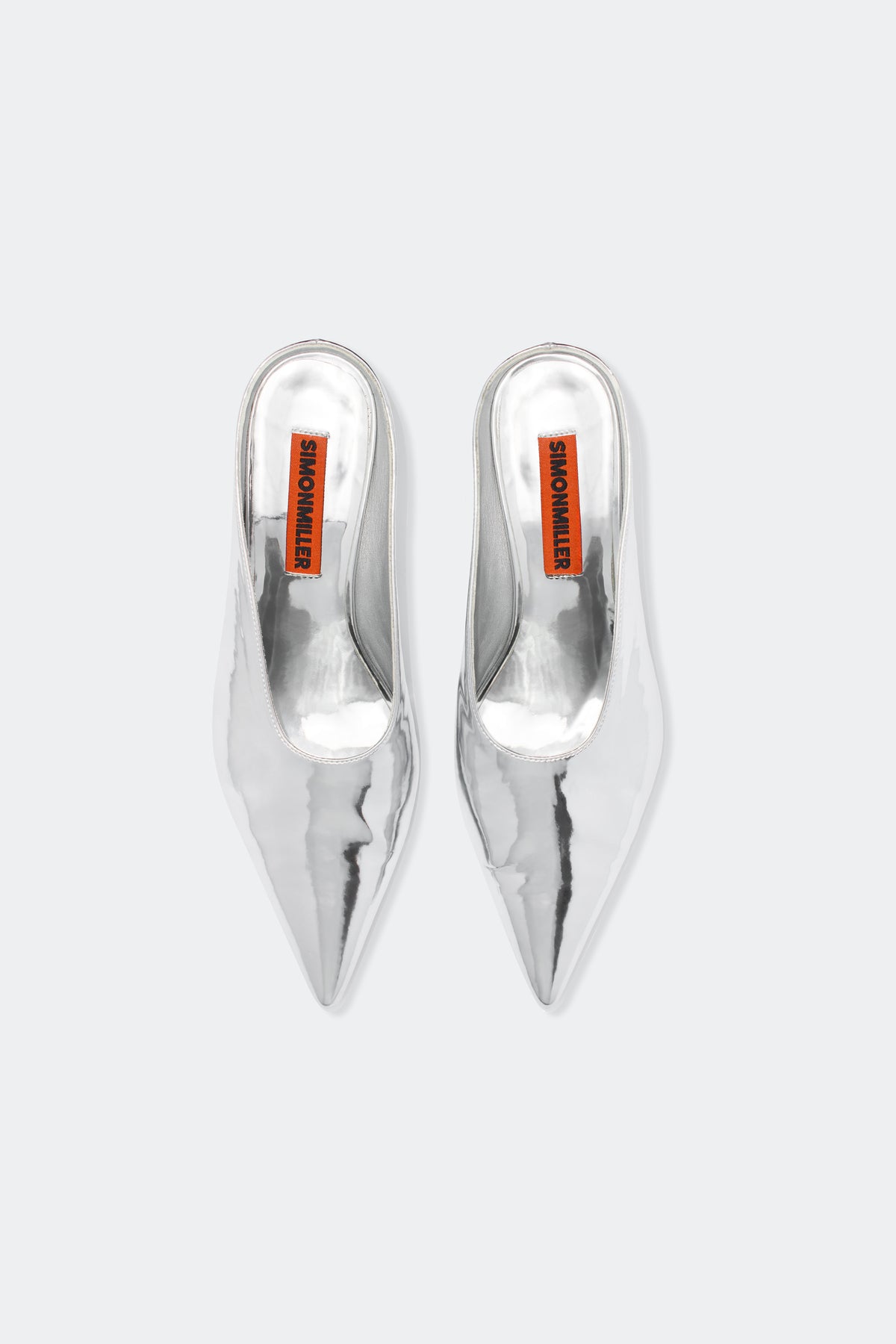 Simon Miller Chrome Pointed Gala Mule SILVER