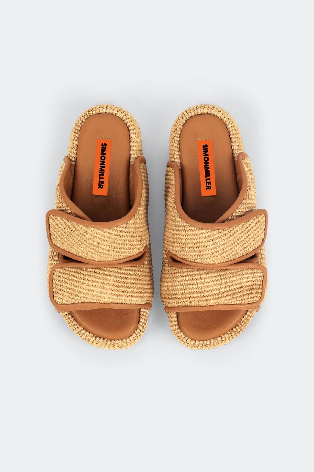 Simon Miller Cro Slide NATURAL RAFFIA