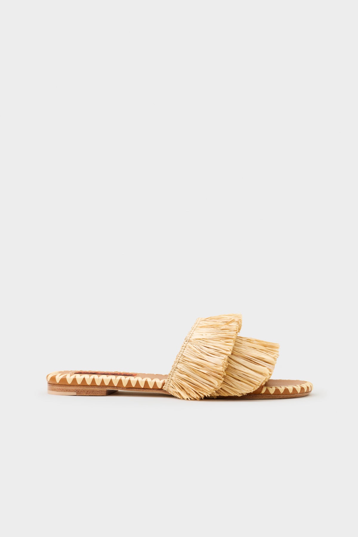 simon miller fringe raffia salerno sandal NATURAL